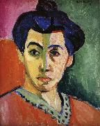 Henri Matisse Madame Matisse Portratt with gron rand Germany oil painting artist